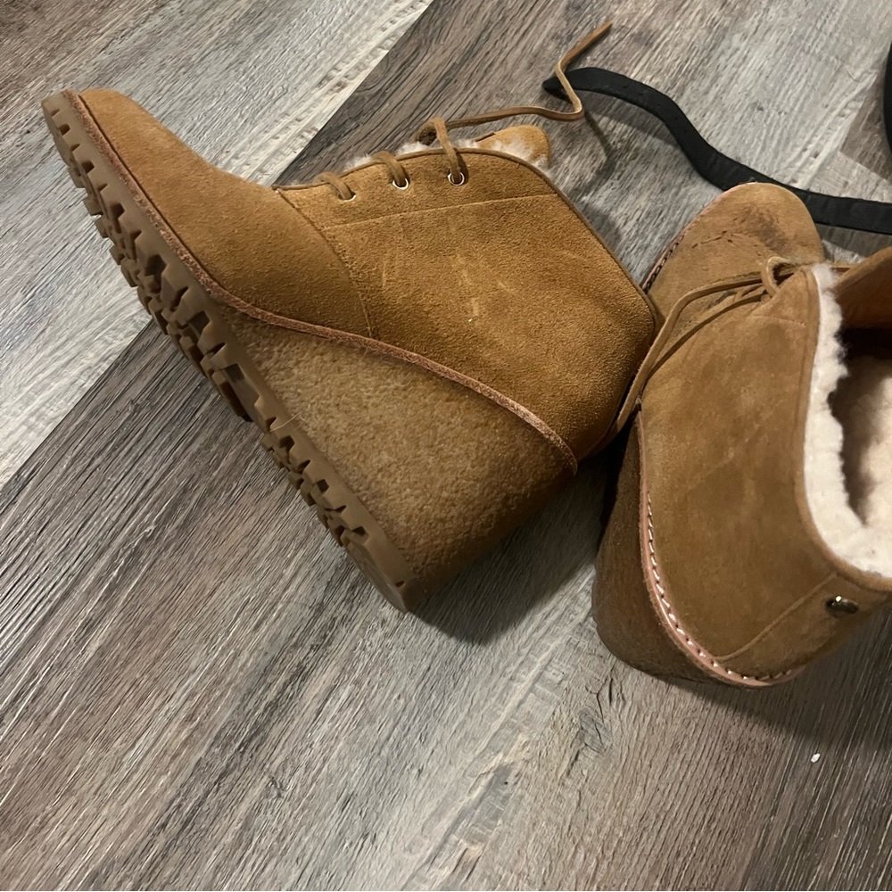 Coach wedges boots
